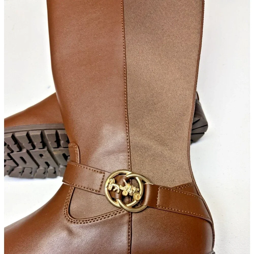 Coach Farrah Tall Riding Boot Horse & Carriage Harness Size 11B